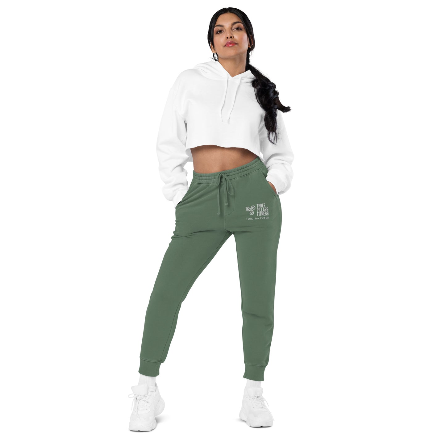 Womens Pigment-Dyed Sweatpants