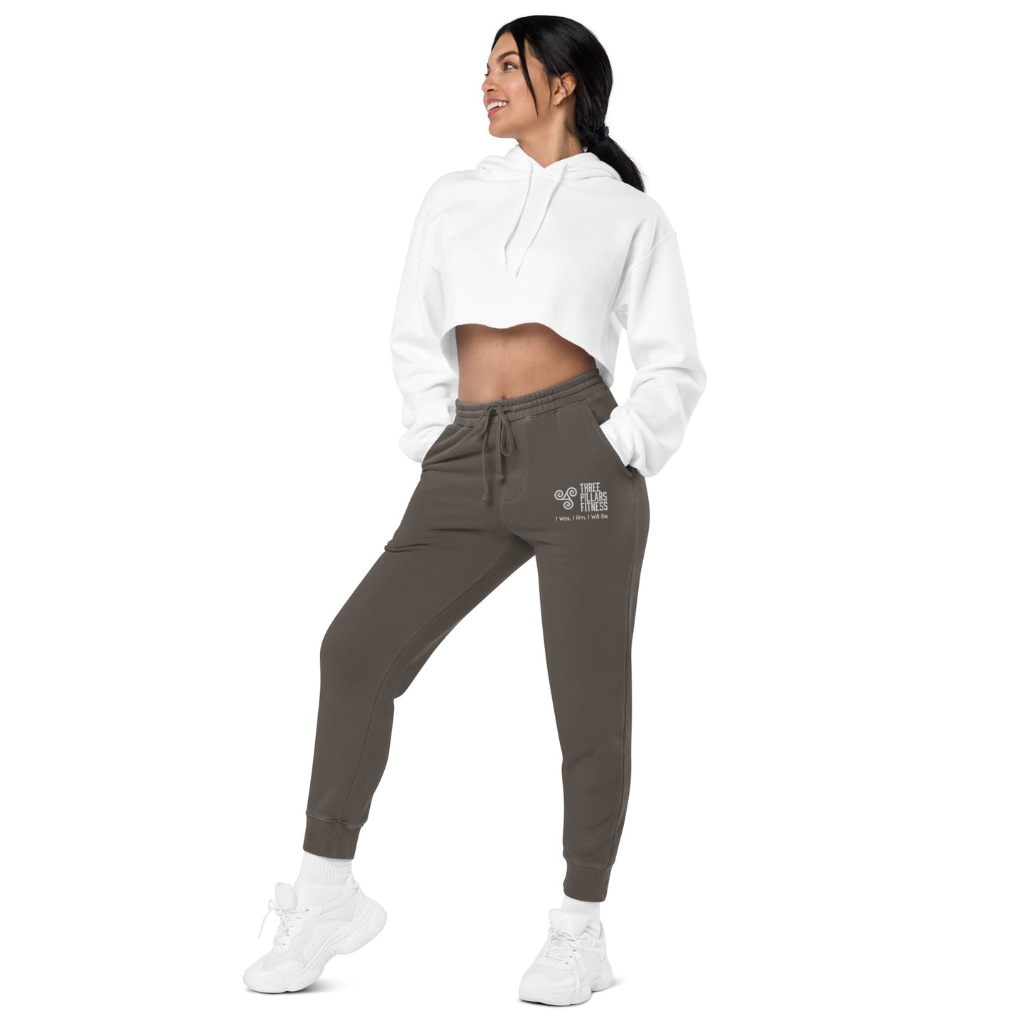 Womens Pigment-Dyed Sweatpants